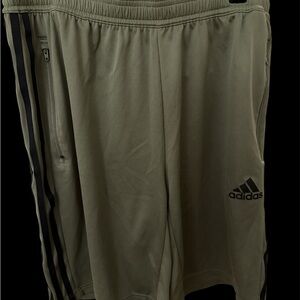 Adidas Men's Olive Athletic Shorts